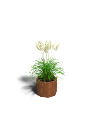 Voordeelprijs Cortenstaal plantenbak Chicago 30 cm