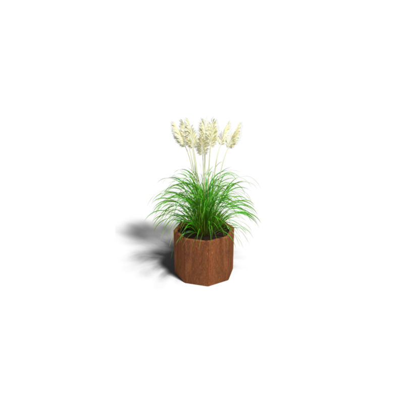 Voordeelprijs Cortenstaal plantenbak Chicago 30 cm