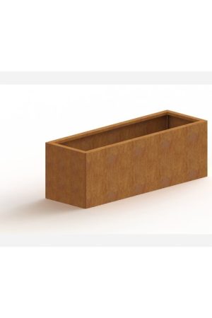 Actieprijs Cortenstaal plantenbak Texas 40x120 cm