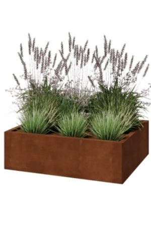 Cortenstaal plantenbak Texas 100x80 cm Uitverkoop