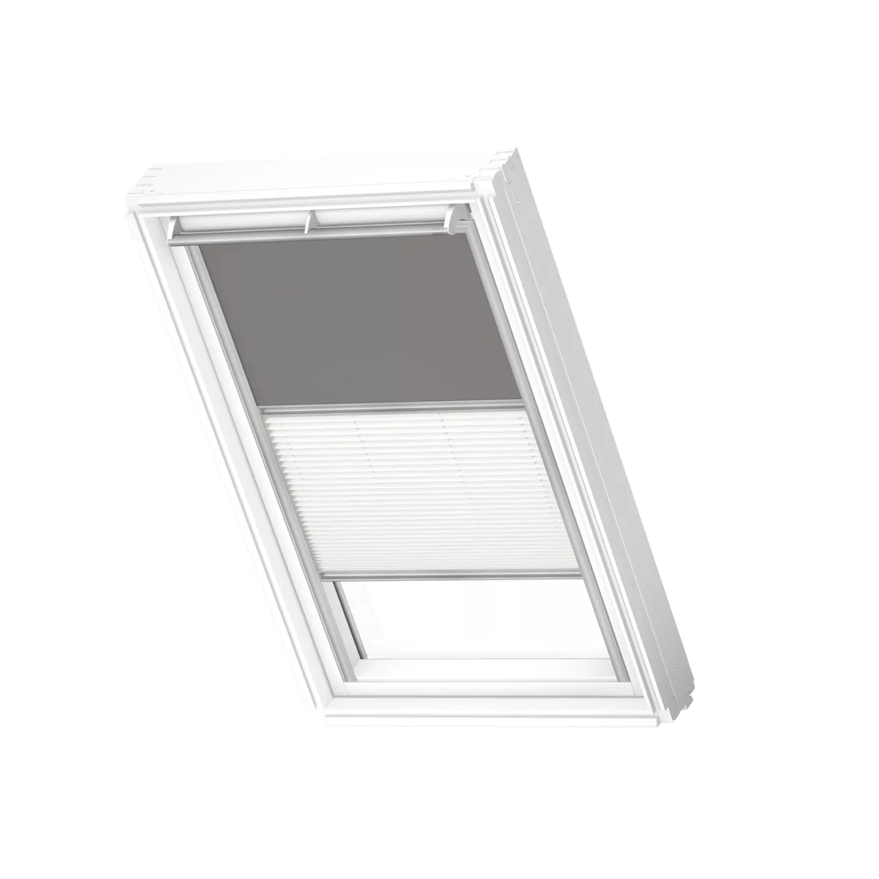 Aanbieding VELUX Verduisterend rolgordijn + plissé - DFD MK10 0705S