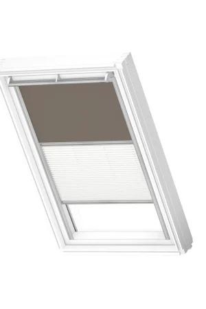 Weekendaanbieding VELUX Verduisterend rolgordijn + plissé - DFD UK04 4574SWL