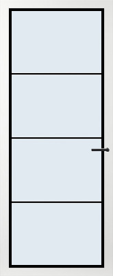 Svedex FM01 Zwart Blank glas Snelle Levering