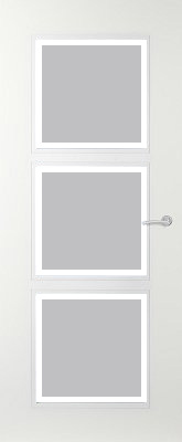 Lage Prijs Svedex Elite AE33 Gezandstraald glas met blankglas rand