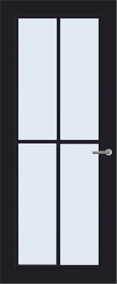 Koop Online Svedex FR510 Diep Zwart Blank glas