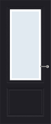 Fabrieksprijs Svedex CE114 Diep Zwart Blank facetglas
