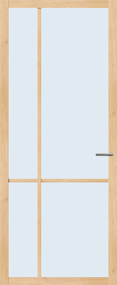 Actieprijs Svedex NDB903 Lichte eik blank glas