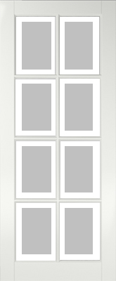 ALBO DA 2508 Mat glas met blanke rand Beperkt Aanbod