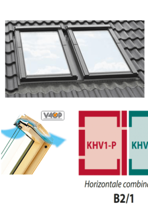 Alleen Vandaag Fakro FTP-V U30 B2/1 combi horizontaal 55x78 cm