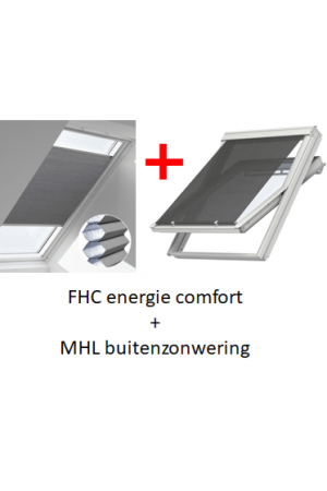 Aanbieding VELUX FOP energie combi zonwering voor FK08 - F08