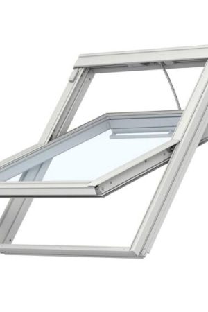 Weekendaanbieding VELUX dakraam GGL PK08 elektrisch wit gelakt 94x140 cm
