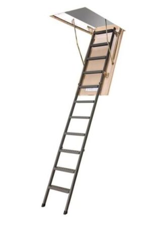 Fakro LMS Smart 280/3 metalen vlizotrap bakhoogte 14 cm 70x120 cm Lage Kosten