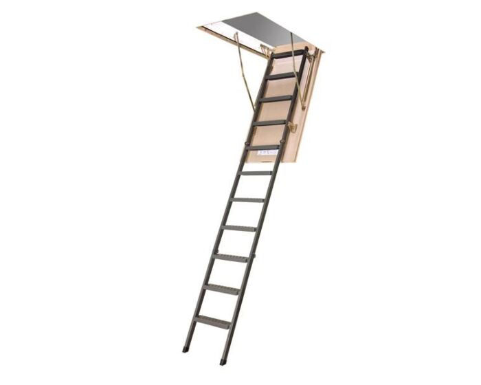 Fakro LMS Smart 280/3 metalen vlizotrap bakhoogte 14 cm 70x120 cm Lage Kosten