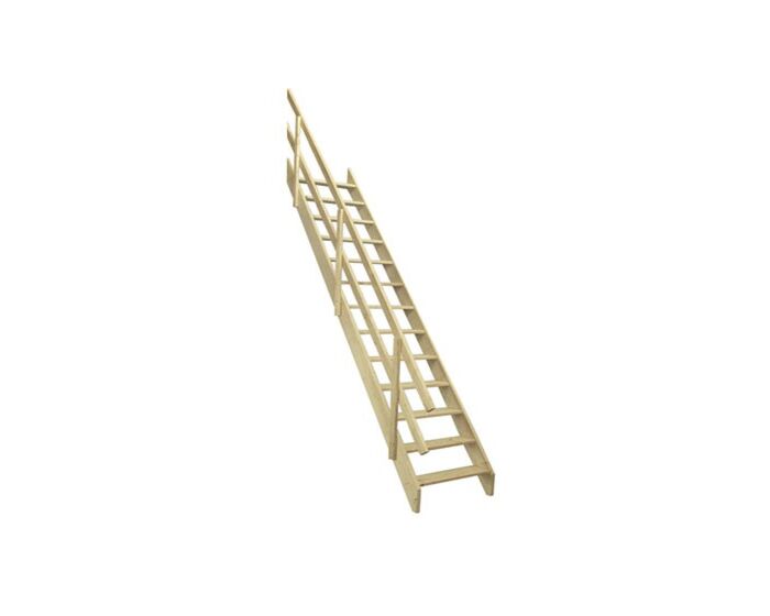Premium Fakro MSU Universal steektrap 70x140 cm incl. leuning