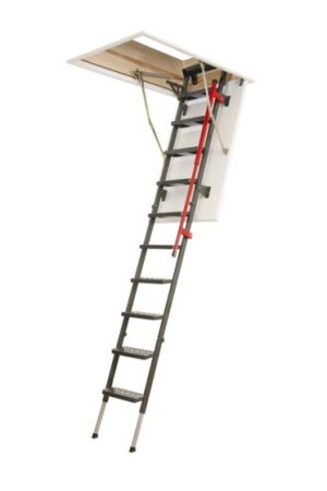 Bestel Nu Fakro LML Lux 305/3 metalen vlizotrap bakhoogte 31 cm 70x130 cm