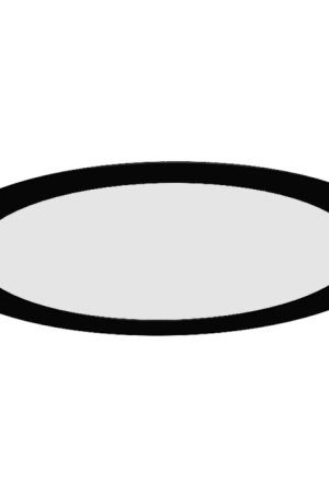 Powerdaylight 35cm plafondplaat rond opbouw zwart Koop Vandaag