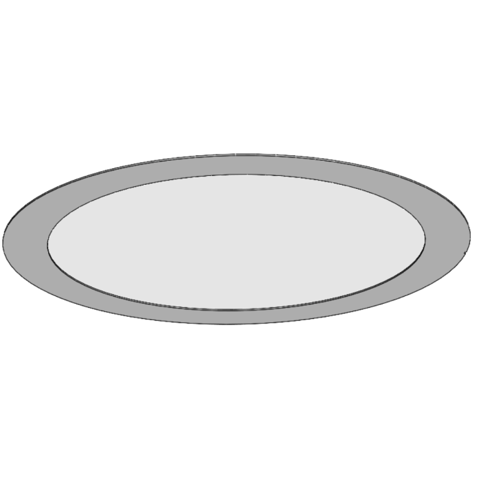 Express Levering Solatube 35cm plafondplaat rond opbouw wit