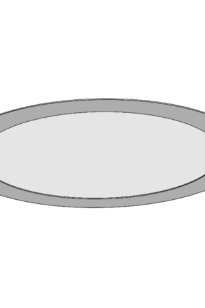 Aanbieding Powerdaylight 35cm plafondplaat rond opbouw wit
