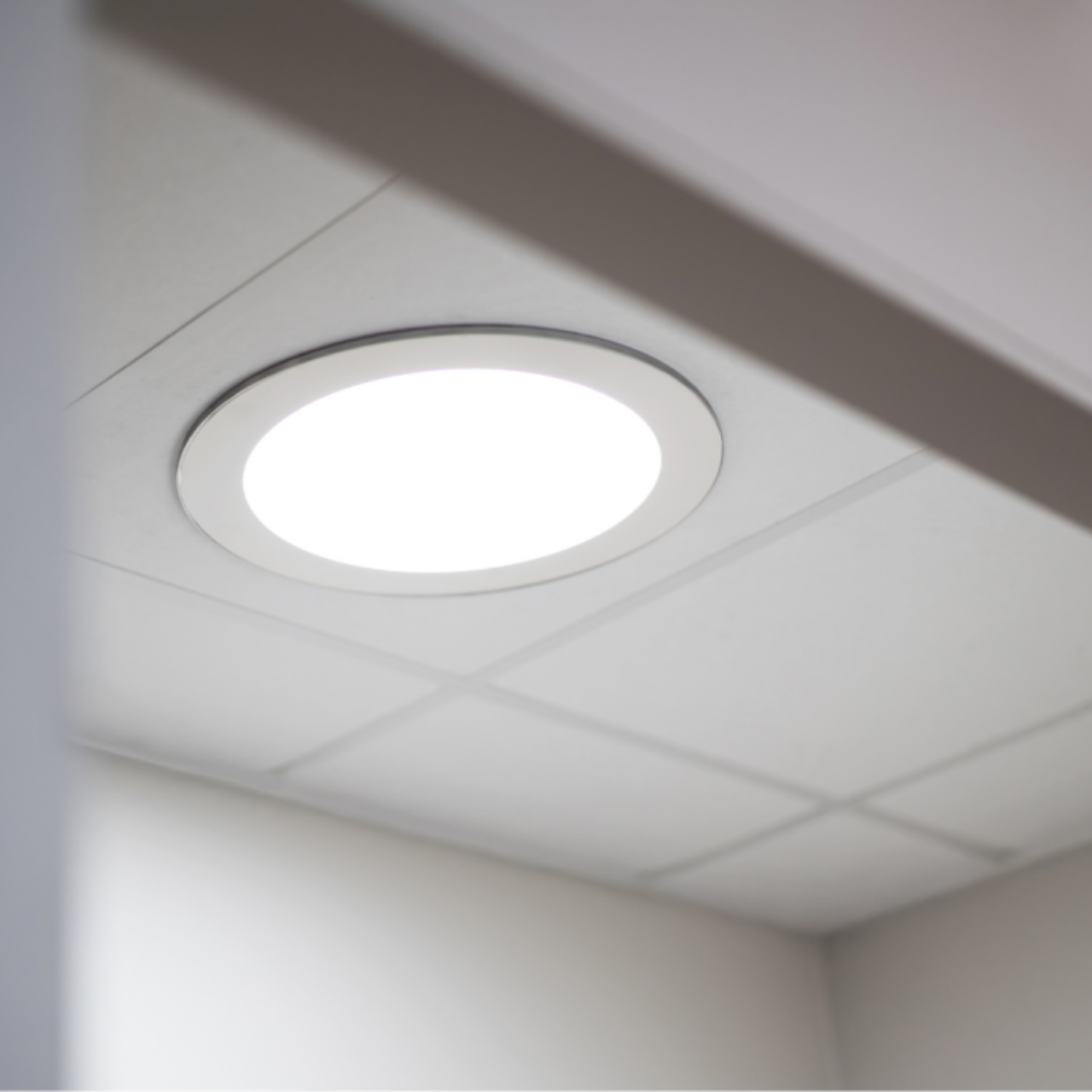 Gratis Retour Powerdaylight 35cm binnenzijde rond wit plafondplaat opbouw