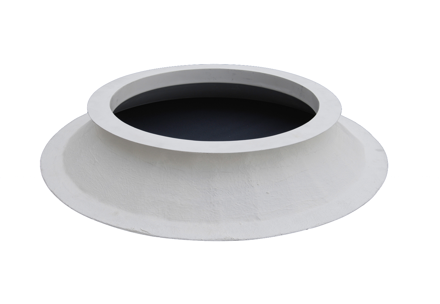 Lichtkoepel opstand polyester rond E15 Ø1800mm Exclusieve Aanbieding