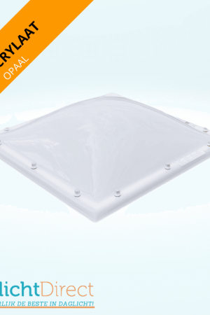Beperkt Aanbod Lichtkoepel enkelwandig acrylaat 90×90 opaal
