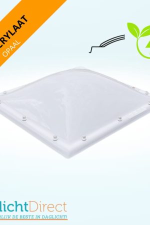 Beste Prijs Lichtkoepel driewandig acrylaat 80×80 opaal