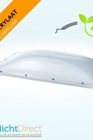 Aanbieding Lichtkoepel driewandig acrylaat 40×190 glashelder