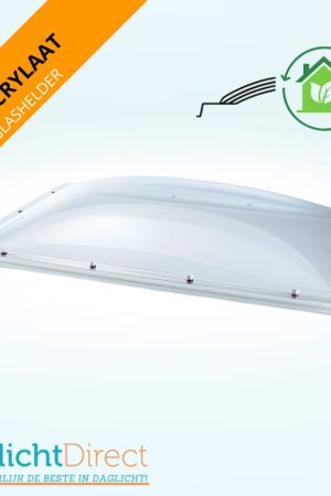 Weekendaanbieding Lichtkoepel vierwandig acrylaat 80×130 glashelder