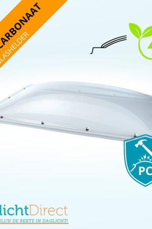 Beste Prijs Lichtkoepel driewandig polycarbonaat 100×160 glashelder