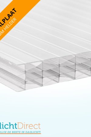 Betrouwbaar Polycarbonaat kanaalplaat 16mm 98x300cm helder